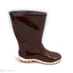 رین بوت ساق بلند قهوه‌ای Rain Boot