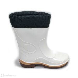 رین بوت پشمی ساق بلند کرم Rain Boot