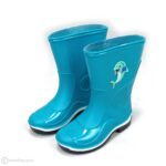 رین بوت ساق بلند دلفین سبزآبی Rain Boot